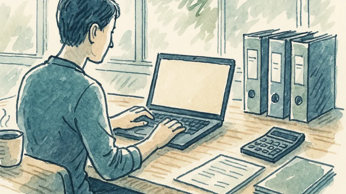 Illustration for the article "How to Streamline Bookkeeping for Your US Startup"